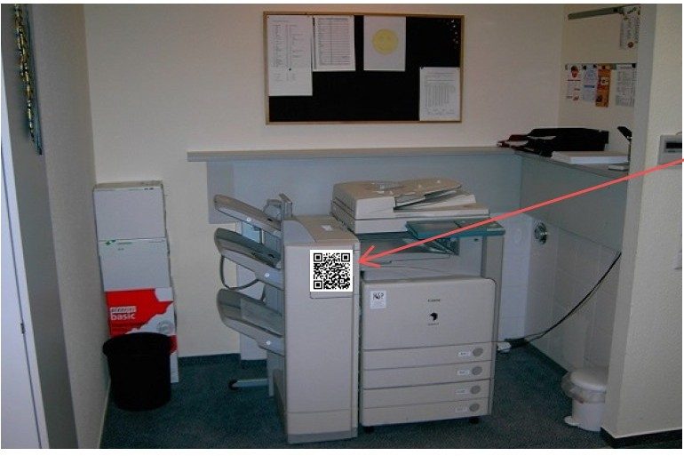 Serviceanforderung per QR